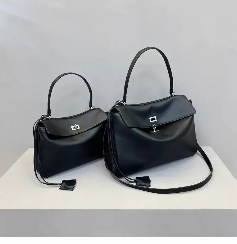 Vintage Autumn Winter Suede Matte Tote Bag, Elegant Shoulder Crossbody Kelly Bag for Women, Large Capacity Commuter Underarm Bag image 8