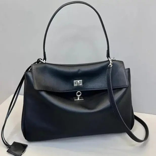 Vintage Autumn Winter Suede Matte Tote Bag, Elegant Shoulder Crossbody Kelly Bag for Women, Large Capacity Commuter Underarm Bag image 4