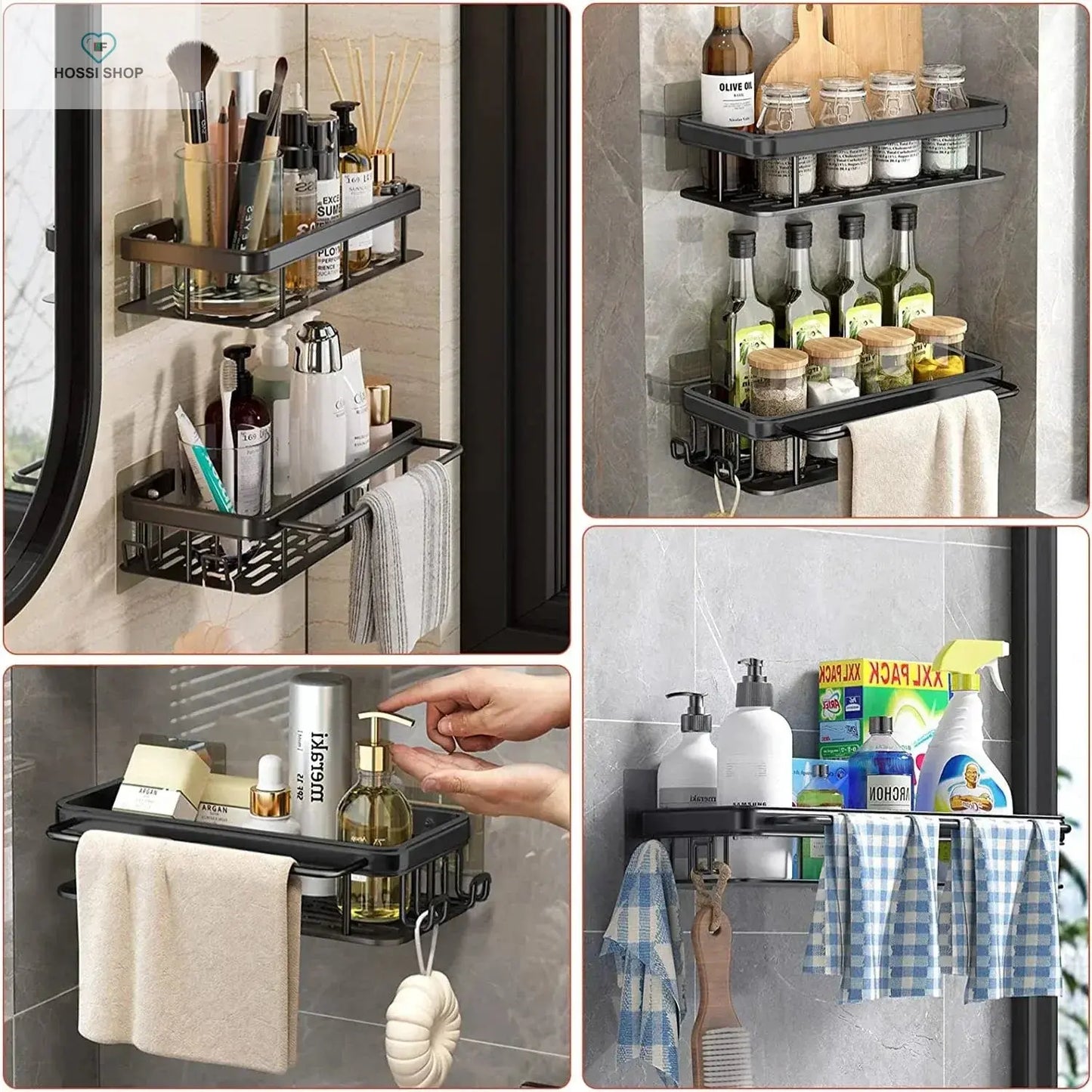 Aluminum Alloy Bathroom and Kitchen Organizer Miss Wendy Toy Box Store Store