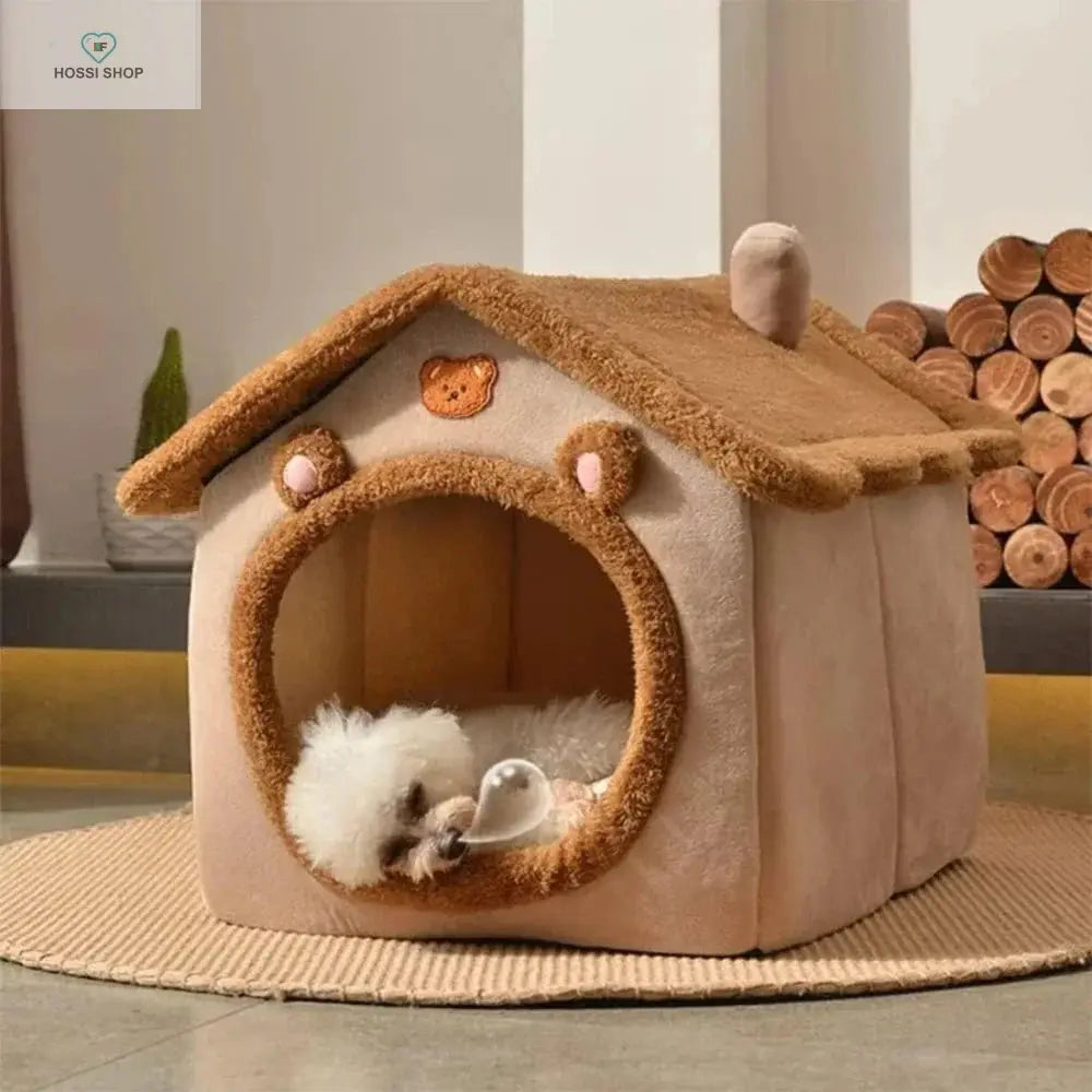 Foldable Indoor Winter Cat House - Cat & Small Dog Warm Bed S/M/L Just A Store