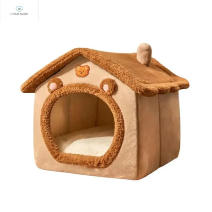 Foldable Indoor Winter Cat House - Cat & Small Dog Warm Bed S/M/L Just A Store