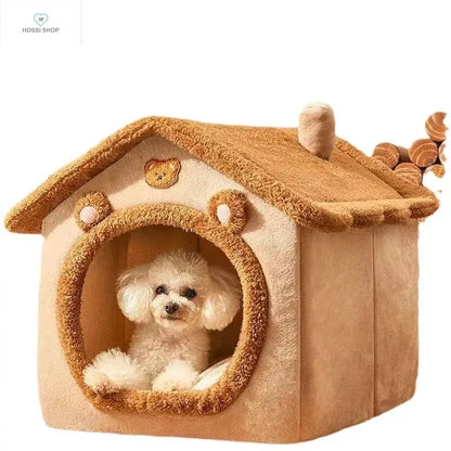 Foldable Indoor Winter Cat House - Cat & Small Dog Warm Bed S/M/L Just A Store