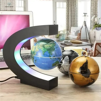 Magnetic Floating Globe with LED Light Stone's Store