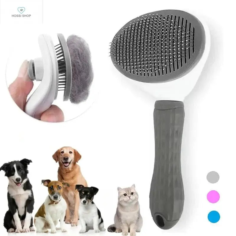 Self-cleaning Pet Hair Remove Comb Cat Slicker Brush Pet Hair Removal Comb For Cats Grooming Brushes Dog Combs Cat Accessories Couples Pet Store