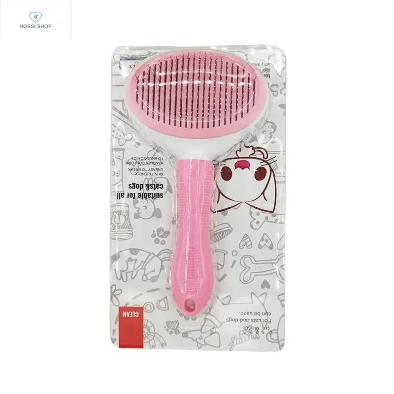 Self-cleaning Pet Hair Remove Comb Cat Slicker Brush Pet Hair Removal Comb For Cats Grooming Brushes Dog Combs Cat Accessories Couples Pet Store