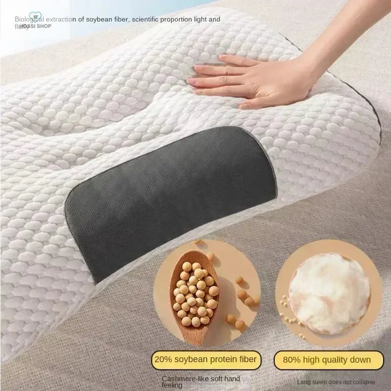 Super 3D Ergonomic Pillow Sleep Neck Pillow Protects The Neck Spine Orthopedic Contour Pillow Shop1104001712 Store