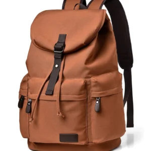 Multi Pockets Adjustable Strap Canvas Backpack Bag