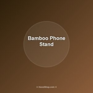 Bamboo Wooden Phone Stand Adjustable
