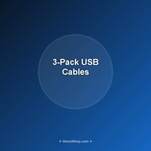 3-Pack Fast Charging USB Cables
