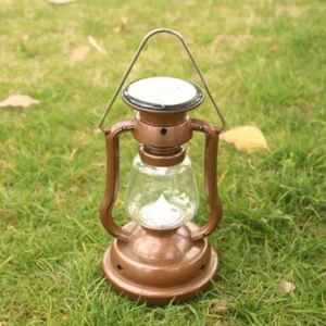 Solar Camping Lantern Hand Crank | Vintage Horse Lamp