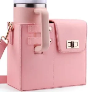 Insulated Bottle Shoulder Bag – Crossbody Beverage Carrier