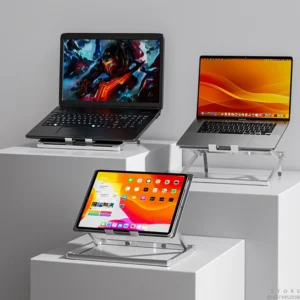 Adjustable Aluminum Laptop Stand – Fits Up to 17.3"