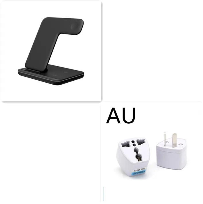 3-in-1 wireless charger with phone, watch, and earbuds