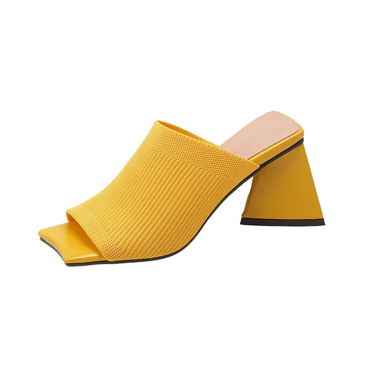 Yellow Mule Sandal - Perfect Summer Party Shoe