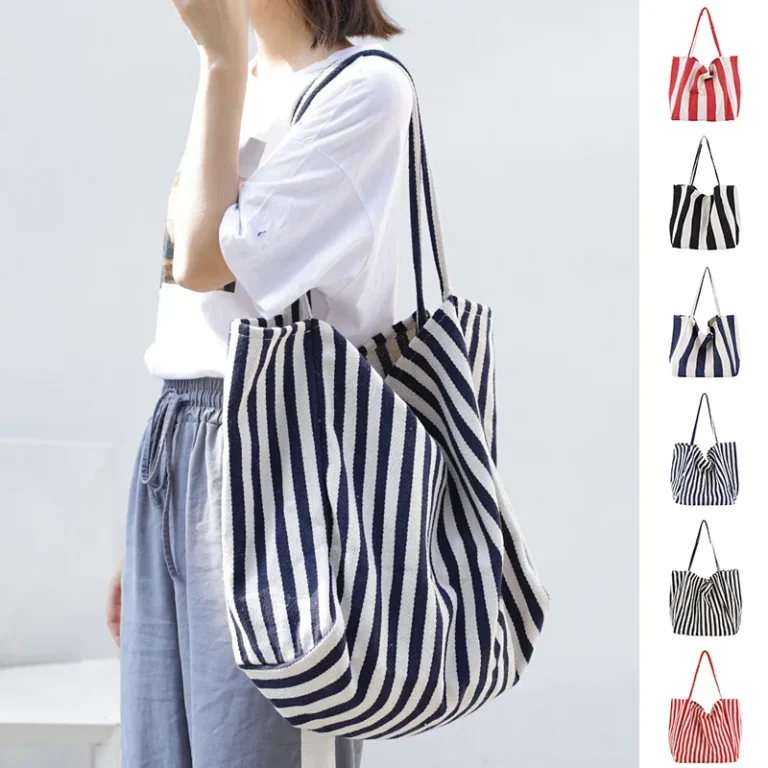 Perfect Striped Tote Bag for Everyday Shopping