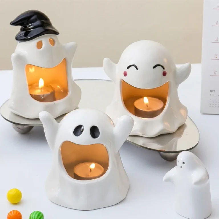 Perfect Halloween Ghost Ceramic Ornaments