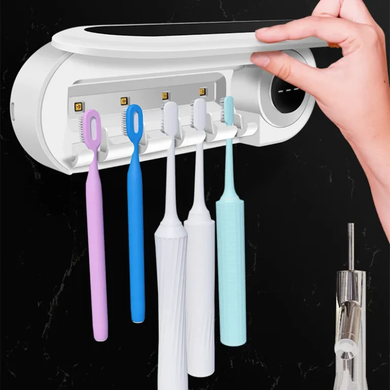 UV sterilizer holder for toothbrushes