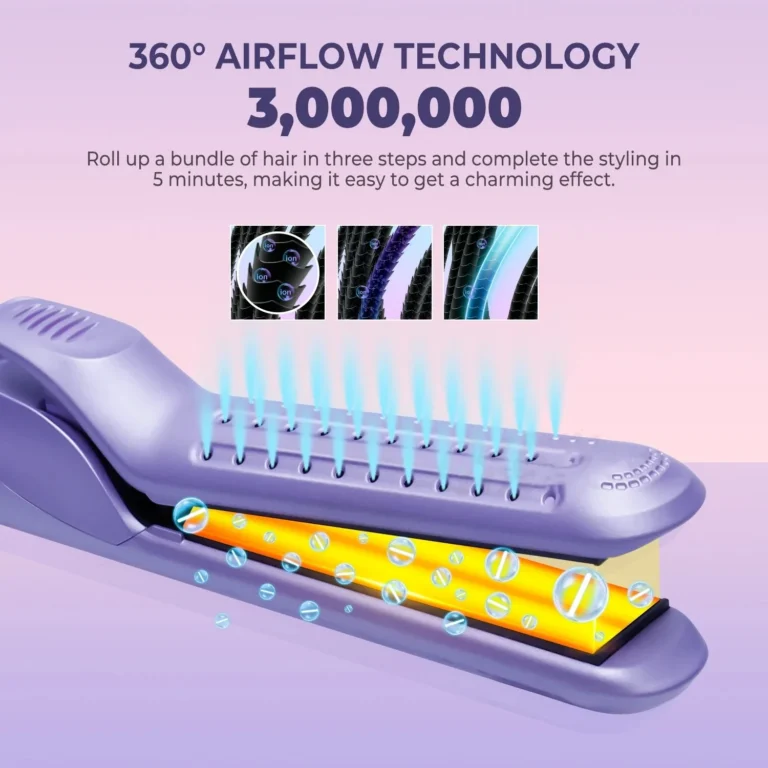 compact design of the straightener for easy storage and carry