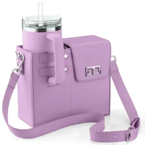 Pink Insulated Bottle Bag for Hydration on the Go